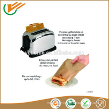 2015 100% Antihaft-Wiederverwendbare PTFE-Toastertasche einfaches Sandwich